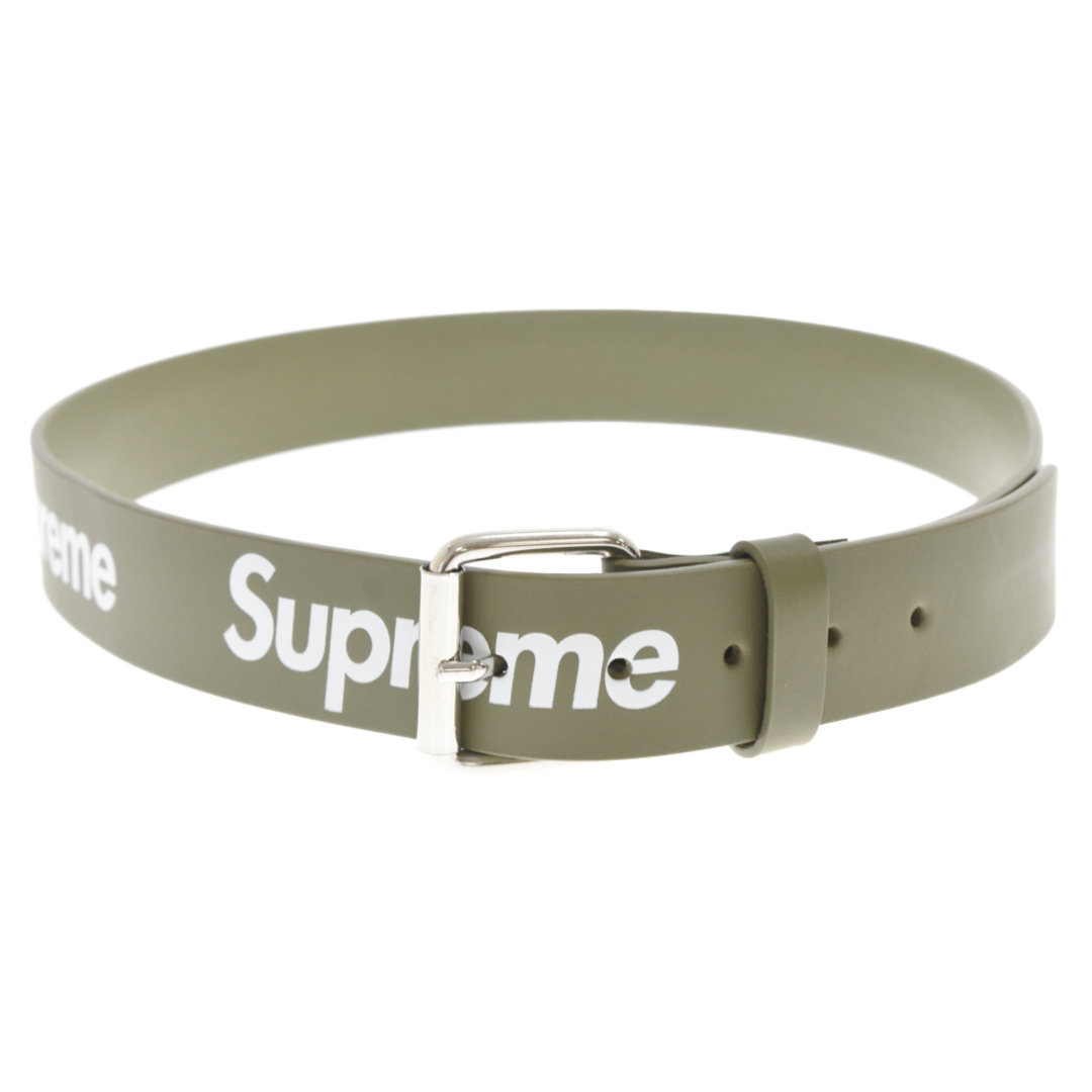 Supreme(シュプリーム)のSUPREME シュプリーム 22SS Repeat Leather Belt ロゴレザーベルト グリーン メンズのファッション小物(ベルト)の商品写真