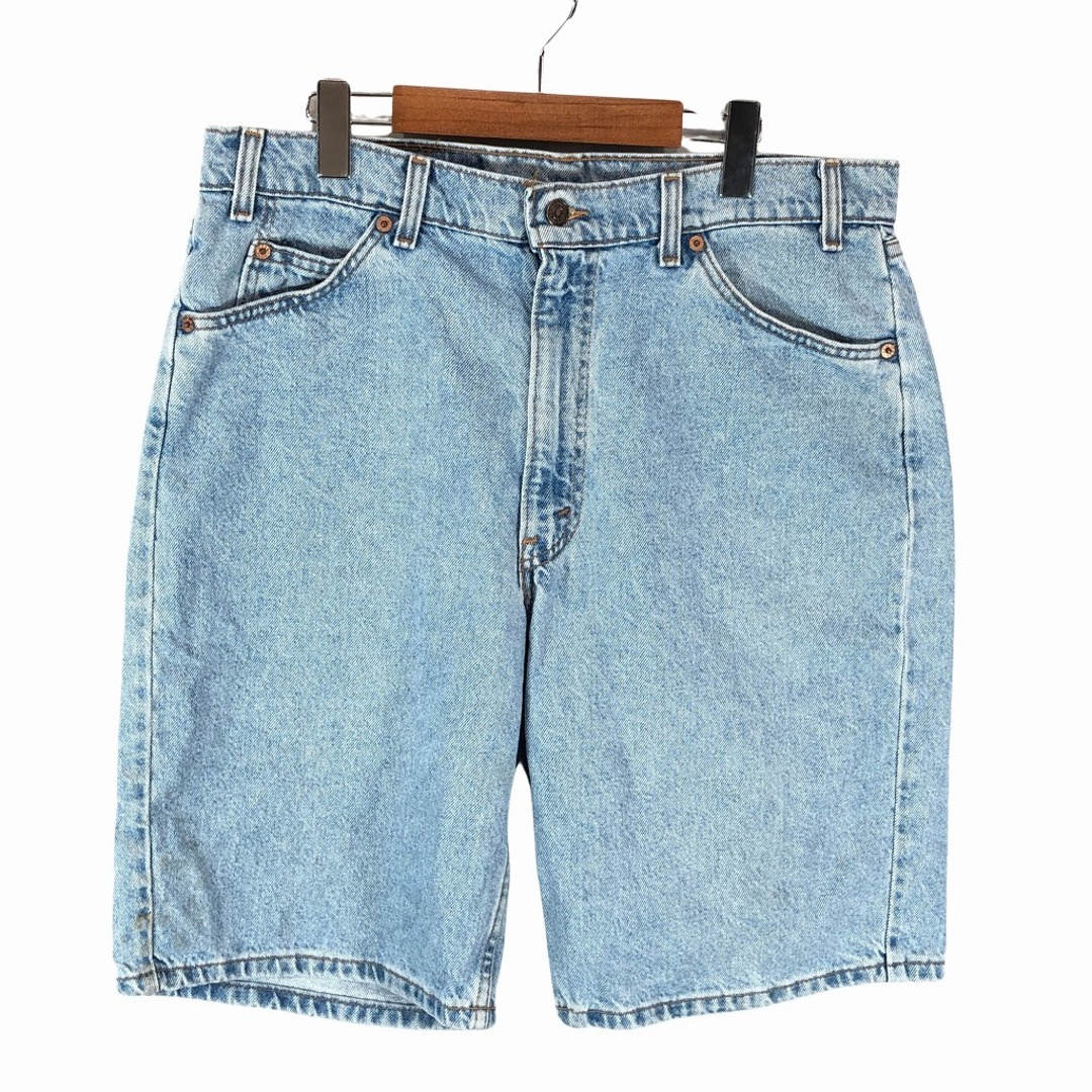 Levi's(リーバイス)のUSA製 Levi's リーバイス 550 デニムハーフパンツ アメカジ ライトブルー (メンズ 36×00) 中古 古着 P0008 メンズのパンツ(デニム/ジーンズ)の商品写真