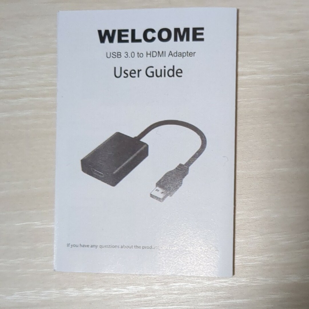 usb3.0 to HDMIアダプター スマホ/家電/カメラのPC/タブレット(PC周辺機器)の商品写真