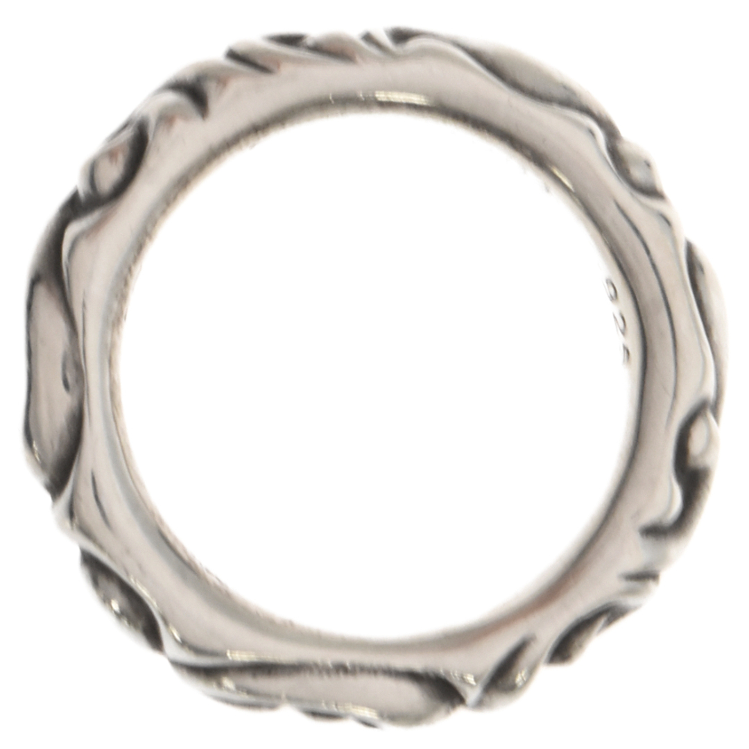 Chrome Hearts(クロムハーツ)のCHROME HEARTS クロムハーツ SCRL BAND/スクロールバンドリング24号 メンズのアクセサリー(リング(指輪))の商品写真