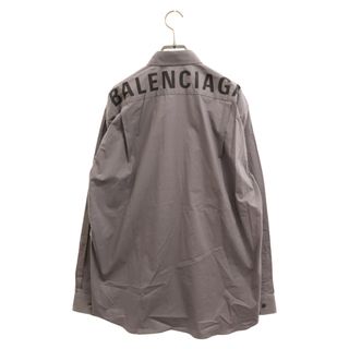 BALENCIAGA バレンシアガ CREW SHORT SHIRT 62251 TIM39 クルー ショートスリーブシャツ ホワイト ロゴ #dg2302