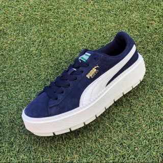 プーマ(PUMA)の美品23.5 PUMAプーマ スエードプラットフォーム トレース E197(スニーカー)