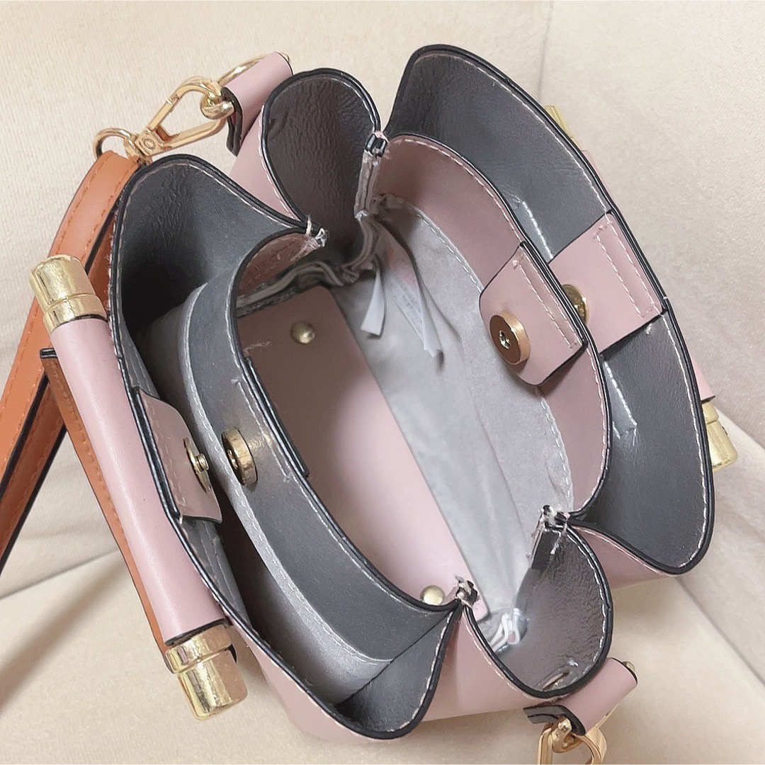 しまむら(シマムラ)の♡しまむら♡ショルダーバッグ　ピンク×シルバー レディースのバッグ(ショルダーバッグ)の商品写真