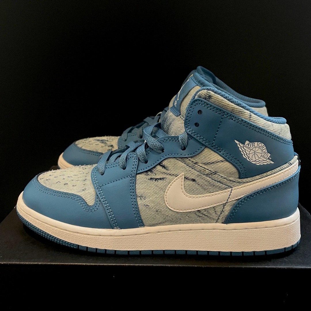 NIKE AIR JORDAN1 Mid ALT Washed Denim GS