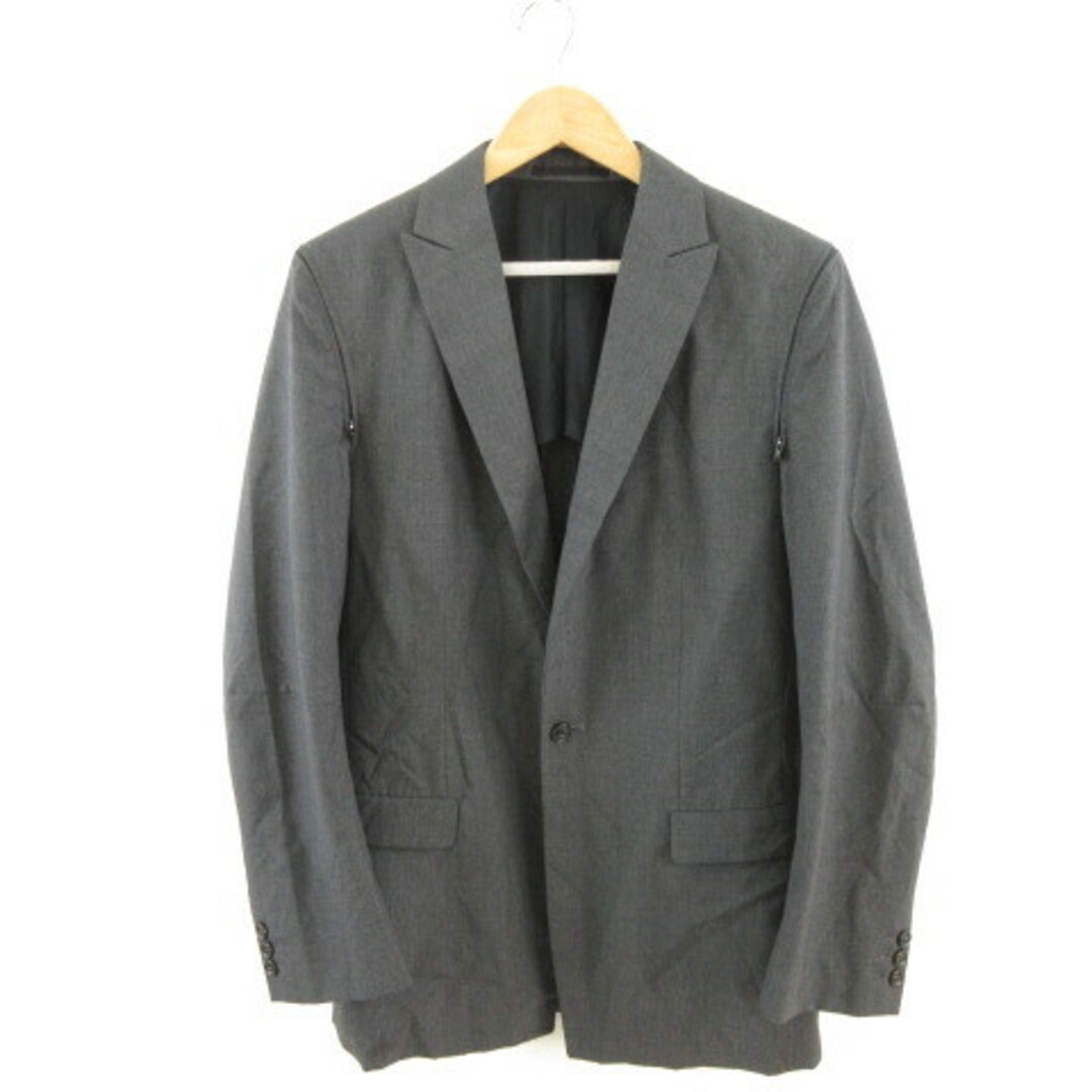 リュウイチローシマザキ テーラードジャケット 長袖 グレー M51cm袖丈