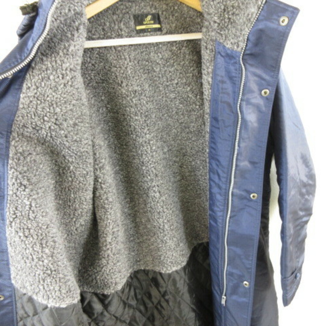 MIZUNO(ミズノ)のミズノ MIZUNO SUPERSTAR ベンチコート ロング 長袖 紺 M メンズのジャケット/アウター(モッズコート)の商品写真