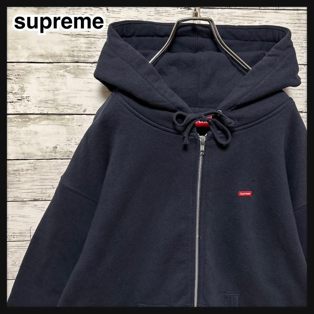 Supreme スモールボックスロゴ パーカー ブラック Lサイズ