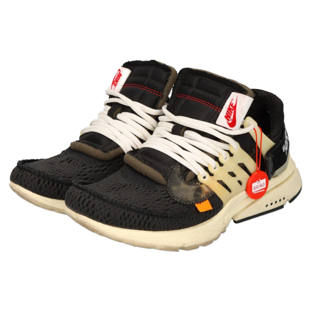 NIKE ナイキ ×OFF-WHITE THE 10 AIR PRESTO AA3830-001 オフホワイト エアプレスト ローカットスニーカー  US9/27cm ブラック