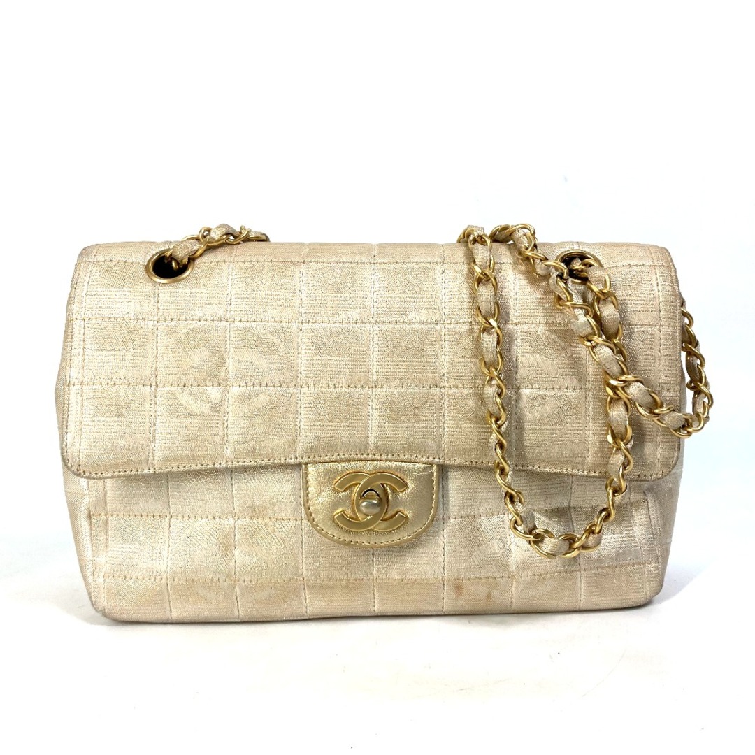 シャネル CHANEL チョコバー ココマーク CC Wチェーン 斜め掛け シャネル CHANEL チョコバー ココマーク CC Wチェーン 斜め掛け