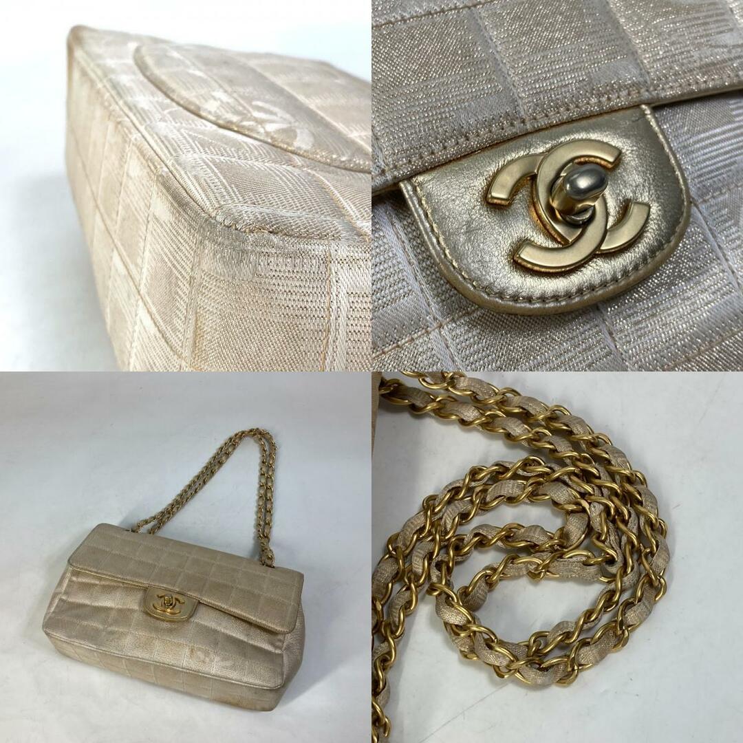 シャネル CHANEL チョコバー ココマーク CC Wチェーン 斜め掛け シャネル CHANEL チョコバー ココマーク CC Wチェーン 斜め掛け