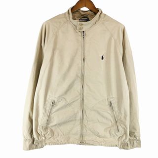 90年代 RALPH LAUREN ラルフローレン スイングトップ カジュアル ベージュ (メンズ XL) 中古 古着 P0096(その他)