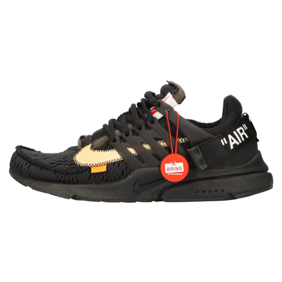 NIKE ナイキ ×OFF-WHITE THE 10 AIR PRESTO オフホワイト ザテン エアプレスト ローカットスニーカー ブラック  US9/27.0cm AA3830-002 | フリマアプリ ラクマ