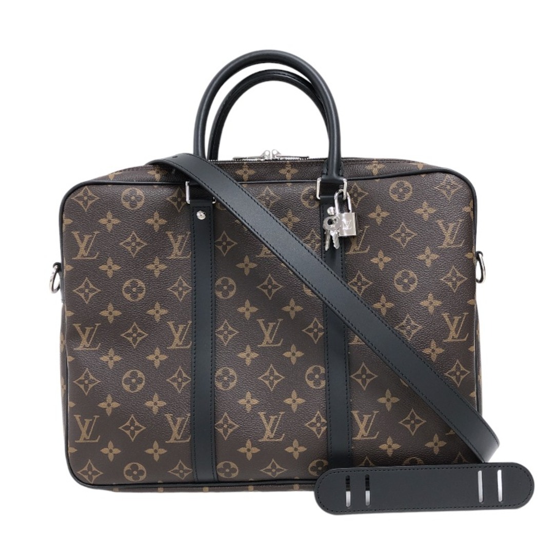 ルイ・ヴィトン LOUIS VUITTON PDV M52005 モノグラム・マカサー モノグラム・マカサーキャンバス メンズ ビジネスバッグ