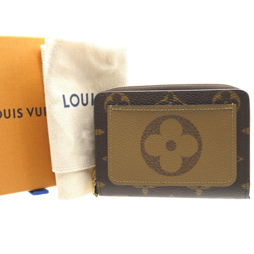 LOUIS VUITTON ルイ・ヴィトン ポルトフォイユ・ルー 二つ折り財布 M81461 ブラウン ゴールド金具 未使用品