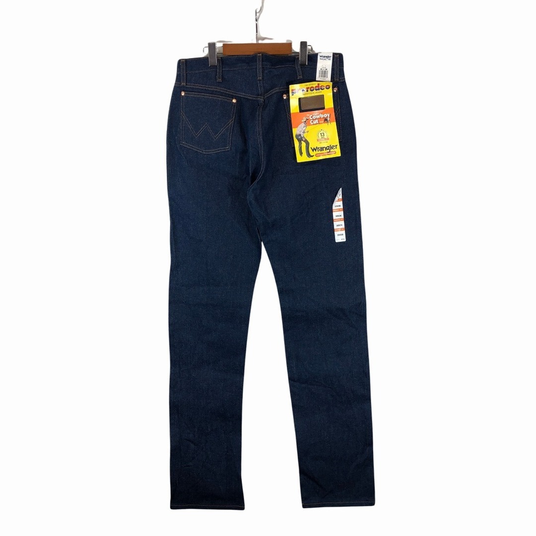 Wrangler(ラングラー)の新品タグ付き Wrangler ラングラー デニムパンツ 大きいサイズ インディゴブルー (メンズ 35/38) 中古 古着 P0145 メンズのパンツ(デニム/ジーンズ)の商品写真