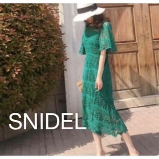 美品 スナイデル snidel 総レース半袖ワンピース レディース 1