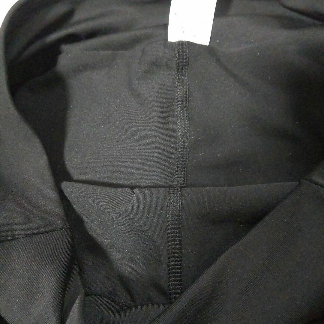 サイズXL ポケット付き ショートパンツ一体型  レギンス  黒  ヨガ  ジム レディースのレッグウェア(レギンス/スパッツ)の商品写真