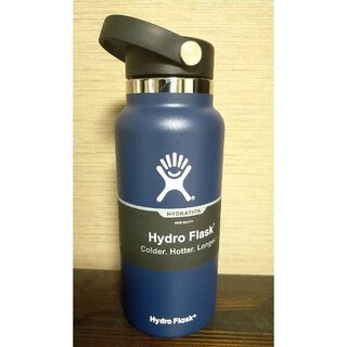 ハイドロフラスク(HydroFlask)の新品未使用　HydroFlask 32oz946ml ワイドマウス/ネイビー(水筒)