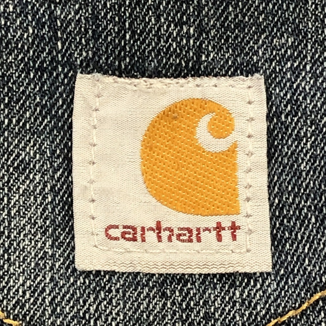 carhartt(カーハート)のCarhartt カーハート ストレートデニム パンツ ワーク アメカジ ジーンズ ブルー (メンズ 33×30) 中古 古着 P0174 メンズのパンツ(デニム/ジーンズ)の商品写真