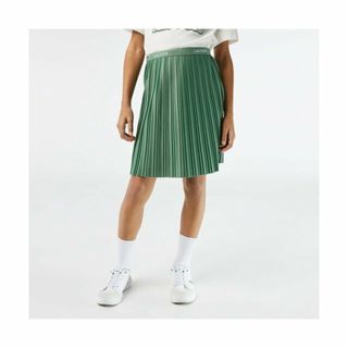 ラコステ(LACOSTE)の【グリーン】GIRLS ウエストネームジャカードプリーツスカート(その他)