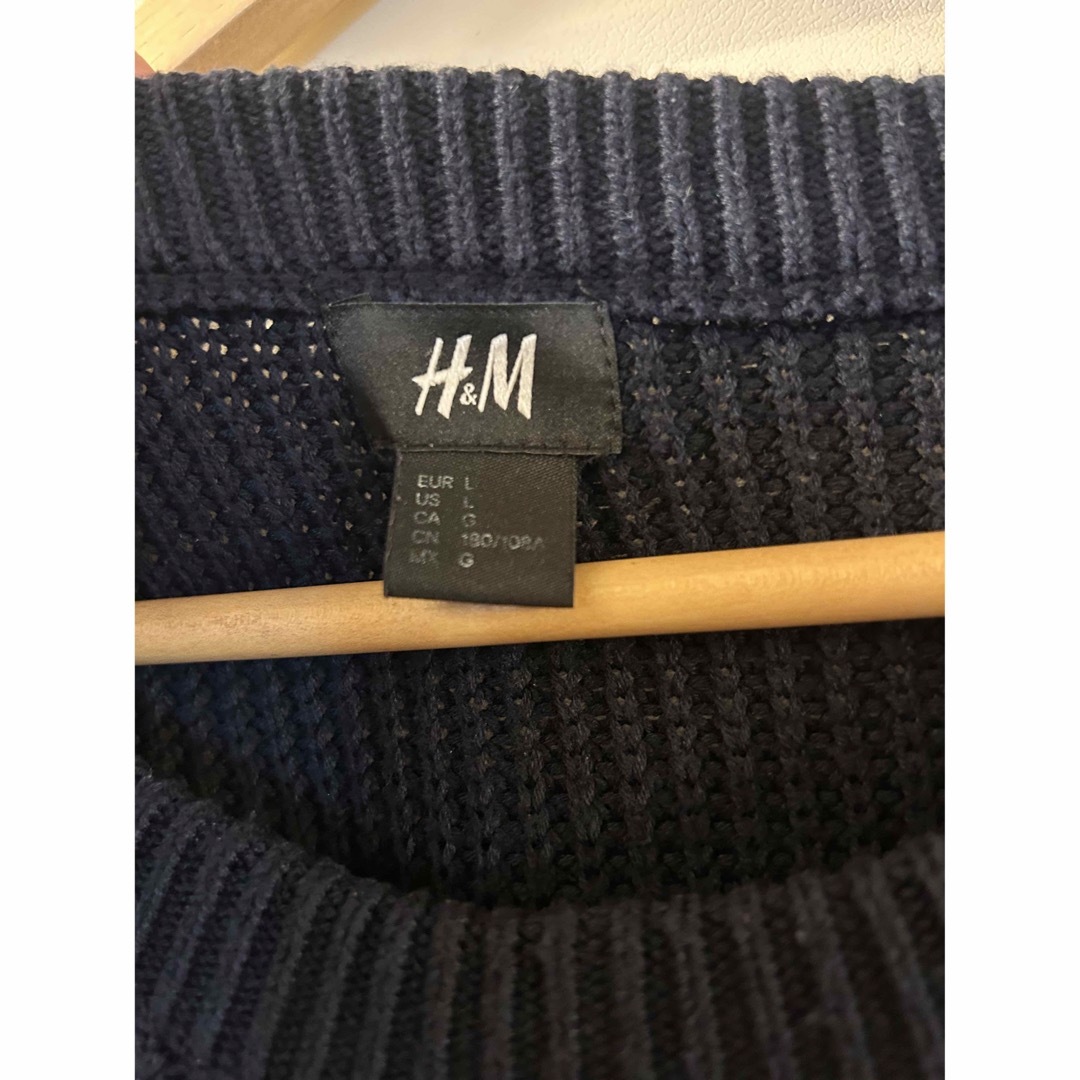 H&M(エイチアンドエム)のH&M メンズ　セーター　2枚セット　size 海外Lサイズ メンズのトップス(ニット/セーター)の商品写真