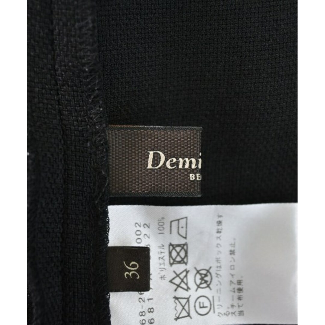 Demi-Luxe BEAMS(デミルクスビームス)のDemi-Luxe BEAMS デミルクスビームス ワンピース 36(S位) 黒 【古着】【中古】 レディースのワンピース(ひざ丈ワンピース)の商品写真