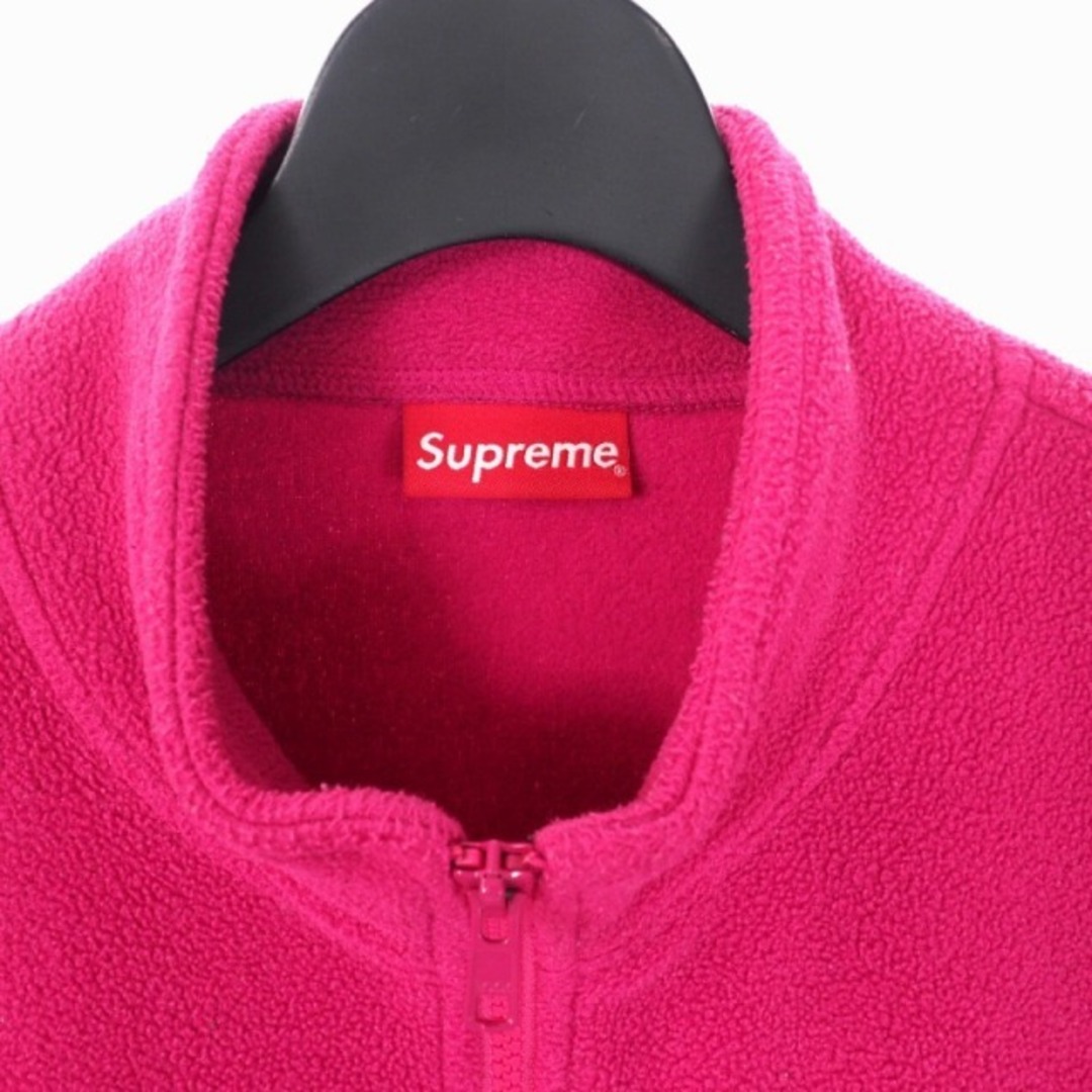 シュプリーム SUPREME 21AW ポーラテック ハーフジップ L ピンク