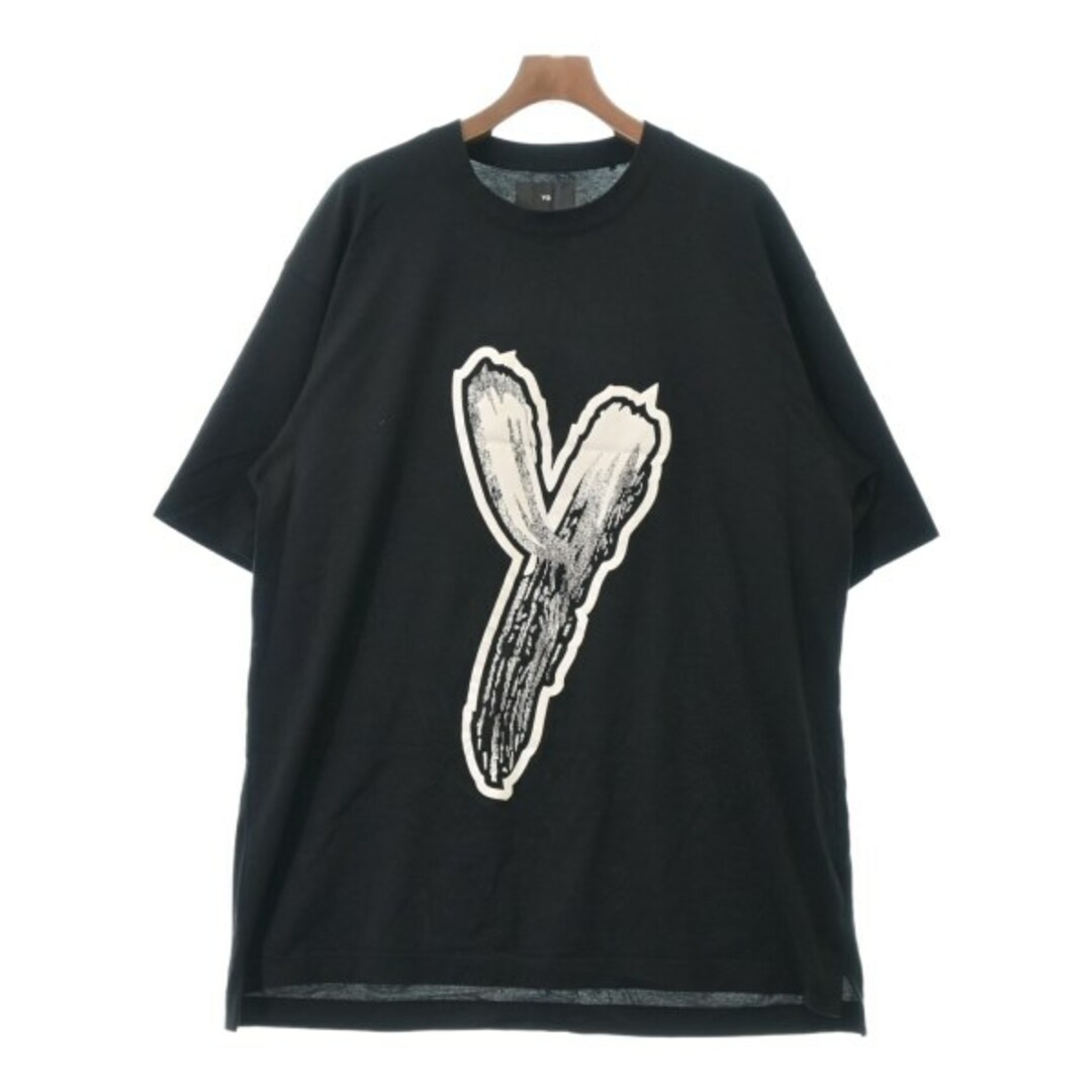 Y-3 ワイスリー Tシャツ・カットソー M 黒 【古着】【中古】 | フリマアプリ ラクマ