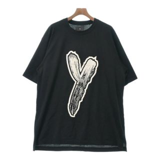 ワイスリー(Y-3)のY-3 ワイスリー Tシャツ・カットソー M 黒 【古着】【中古】(Tシャツ/カットソー(半袖/袖なし))