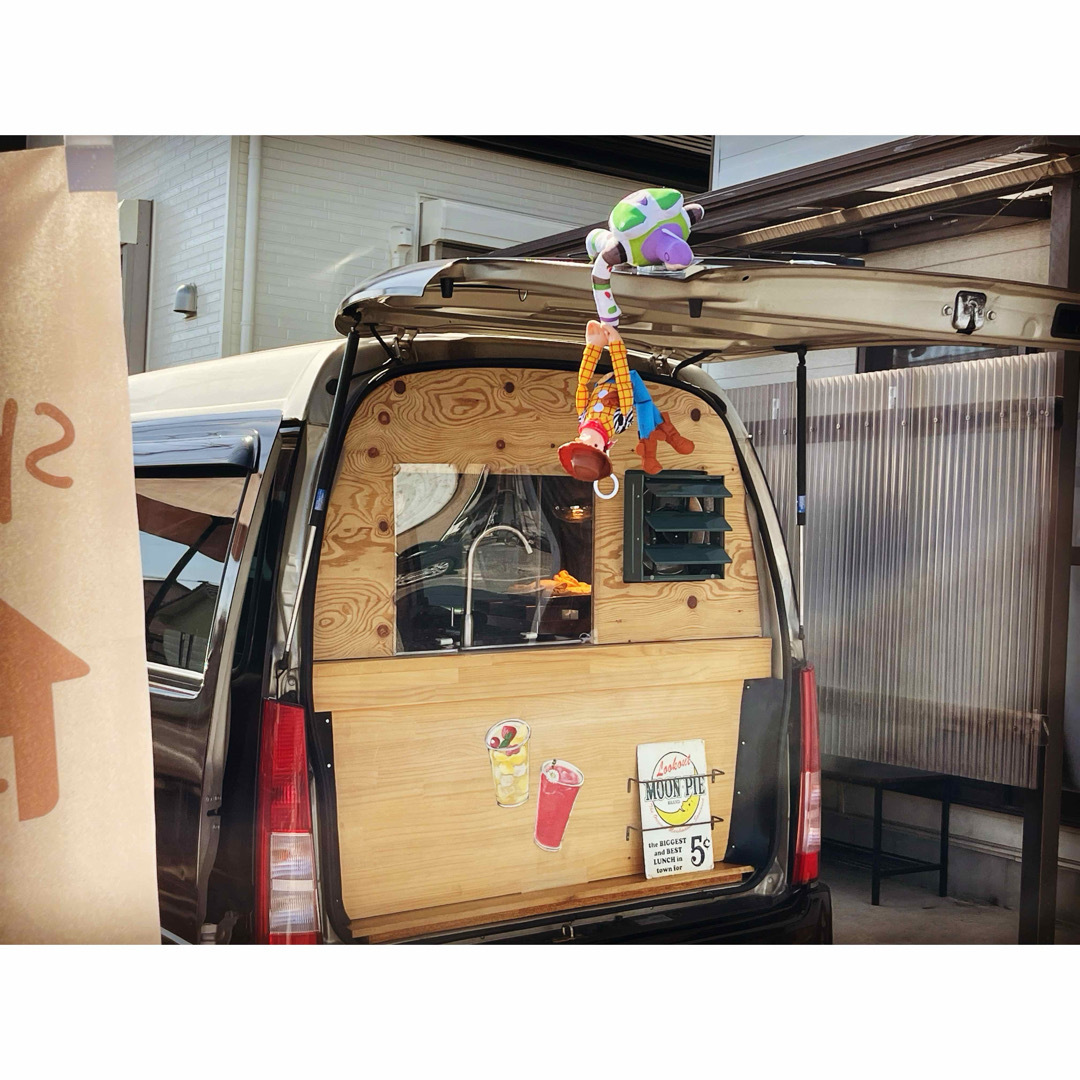 スバル(スバル)のキッチンカー　移動販売車　一式 エンタメ/ホビーのエンタメ その他(その他)の商品写真