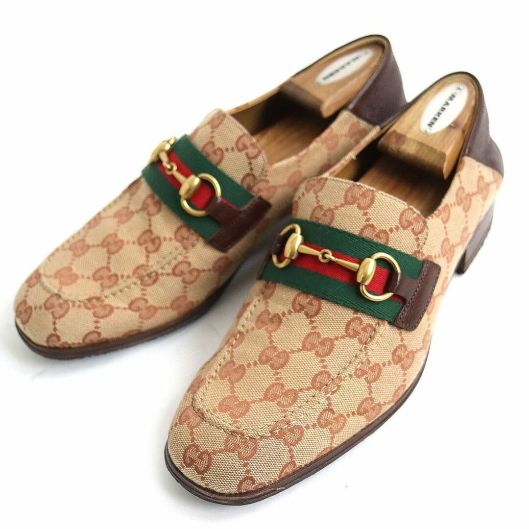 GUCCI グッチ ホースビットローファー /ドライビングシューズ ゴールド