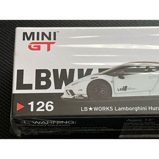 ランボルギーニ(Lamborghini)のminiGT ミニGT 126 LBWK ランボルギーニ ウラカンGT ホワイト(ミニカー)