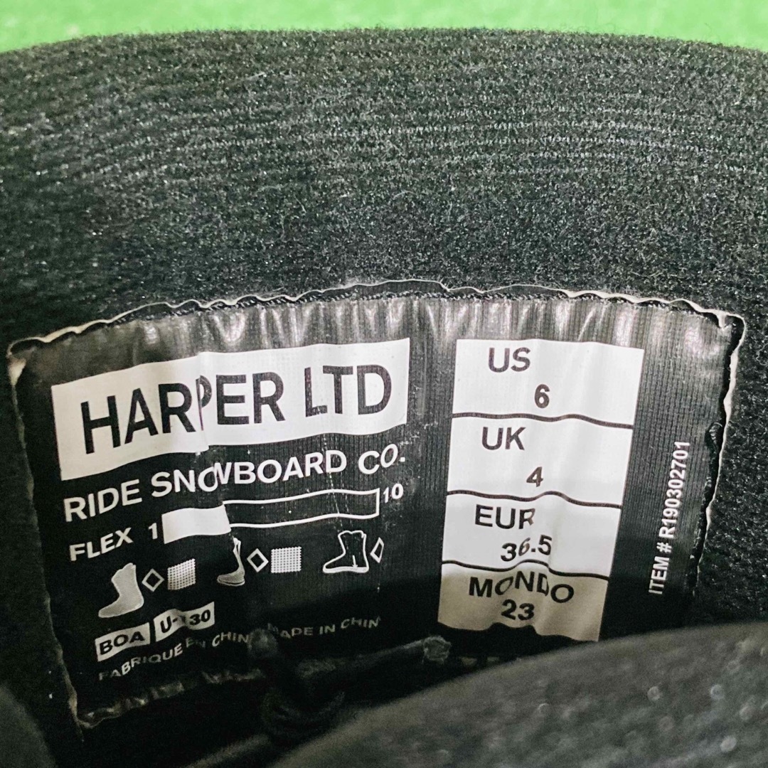 【23cm】RIDE HARPER スノーボード ブーツ レディース BOA