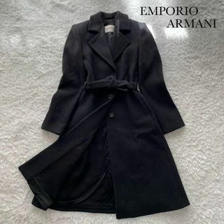 エンポリオアルマーニ コート 黒 直営店購入 EMPORIO ARMANI