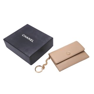 完売品！CHANEL　コインパース　ミニ財布　カードホルダー　ベージュ