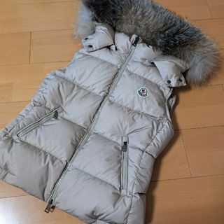 MONCLER★フォックス★リアルファーダウンベスト★サイズ4★ピンク