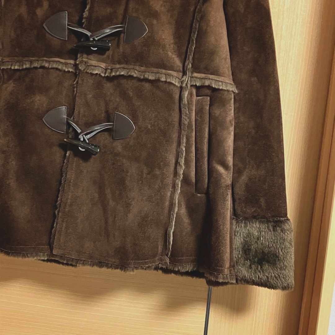 ✱新品未使用✱ 暖かムートンダッフルコート レディースのジャケット/アウター(ダッフルコート)の商品写真