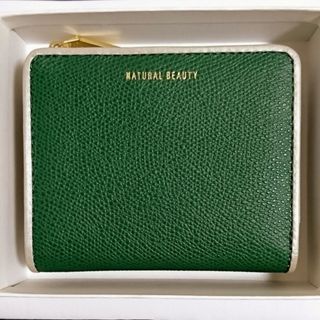 ナチュラルビューティー(NATURAL BEAUTY)のNATURAL BEAUTY ナチュラルビューティー 財布 折り財布 グリーン(財布)