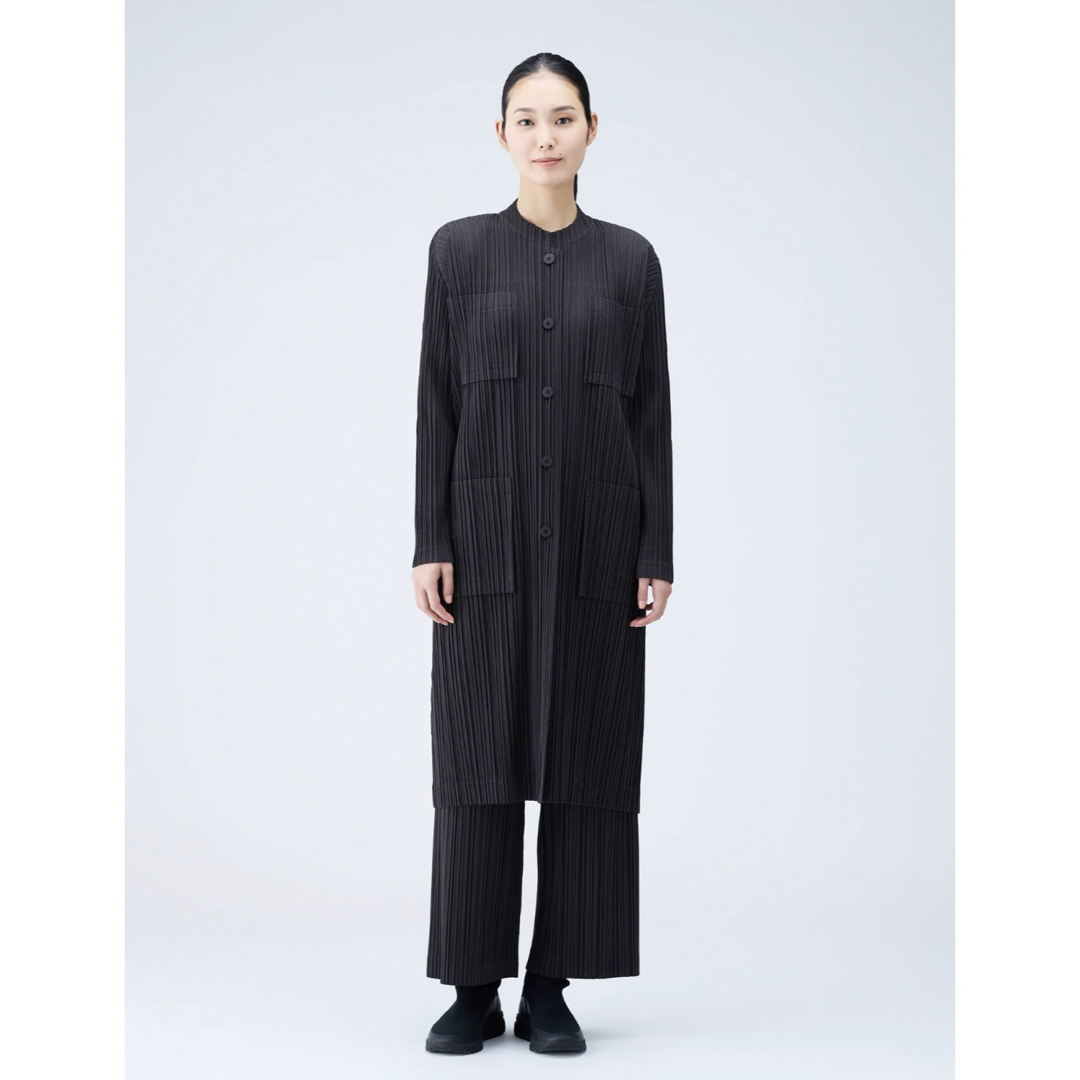 PLEATS PLEASE ISSEY MIYAKE(プリーツプリーズイッセイミヤケ)のプリーツプリーズRAMIE PLEATSロングカーディガン レディースのトップス(カーディガン)の商品写真