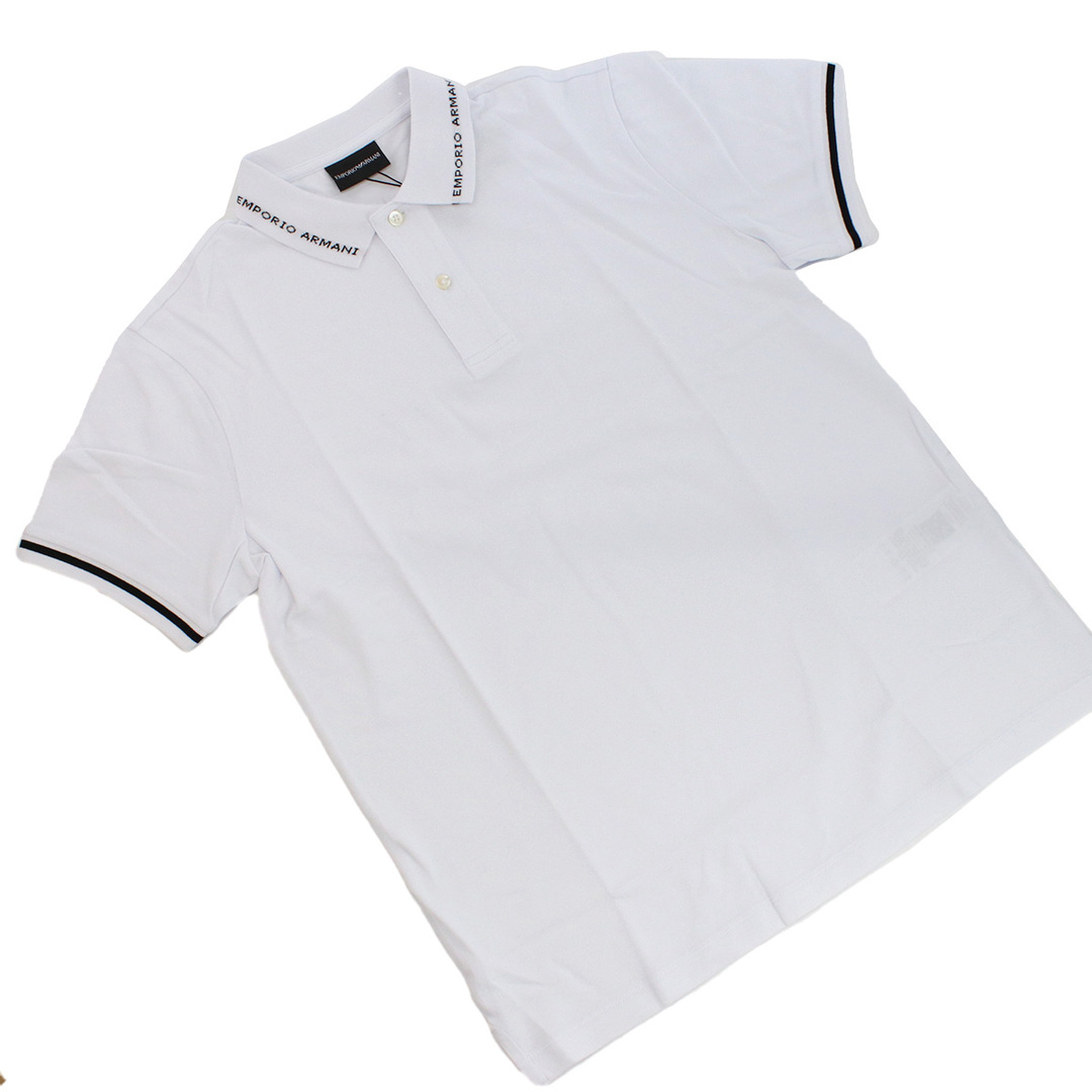Emporio Armani(エンポリオアルマーニ)のEmporio Armani エンポリオ・アルマーニ 3K1FA4 ポロシャツ ホワイト系 メンズ メンズのトップス(ポロシャツ)の商品写真