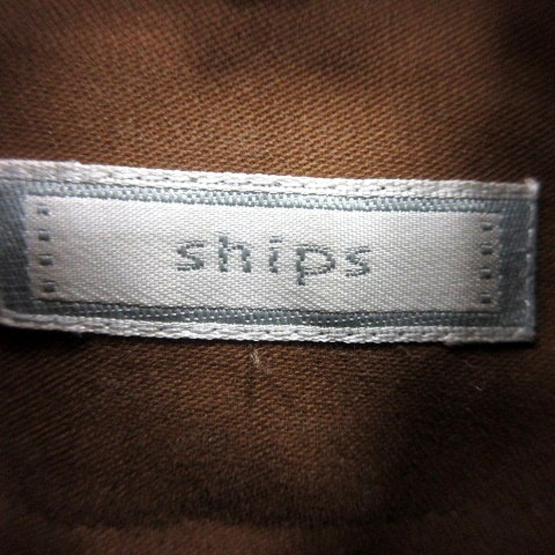 SHIPS(シップス)のシップス SHIPS ジャケット ステンカラー 総裏地 茶 ブラウン /RT レディースのジャケット/アウター(その他)の商品写真