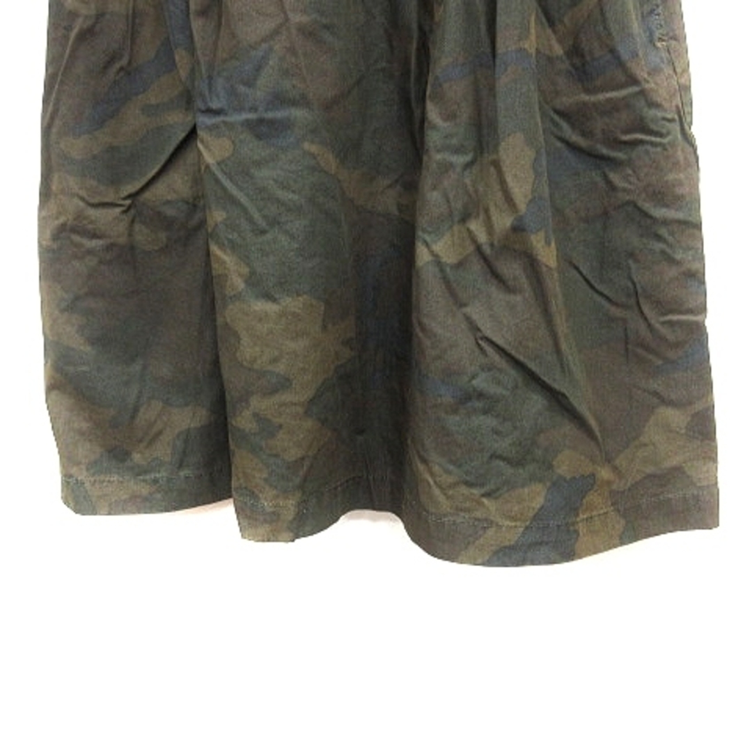 Spick and Span Noble(スピックアンドスパンノーブル)のスピック＆スパン ノーブル フレアスカート ひざ丈 迷彩柄 カモフラ 36 緑 レディースのスカート(ひざ丈スカート)の商品写真