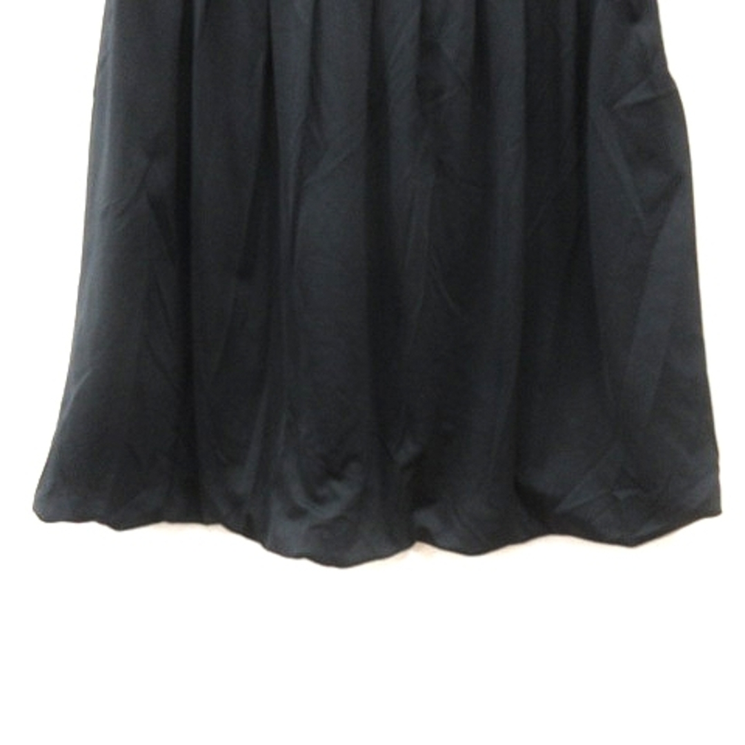 COMME CA ISM(コムサイズム)のコムサイズム バルーンスカート フレア ひざ丈 L 黒 ブラック /AU レディースのスカート(ひざ丈スカート)の商品写真