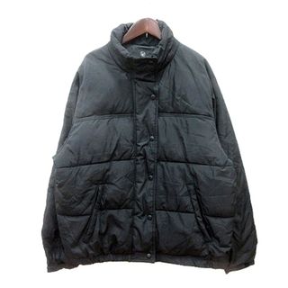 ダブルクローゼット(w closet)のダブルクローゼット w closet 中綿ジャケット 総裏地 F 黒 ブラック(ブルゾン)