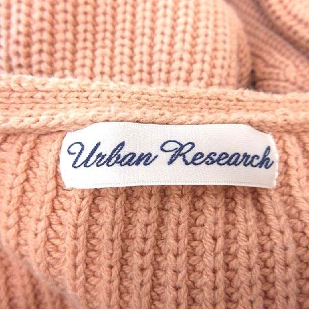 URBAN RESEARCH(アーバンリサーチ)のアーバンリサーチ リブニット セーター 長袖 Vネック F ピンク レディースのトップス(ニット/セーター)の商品写真