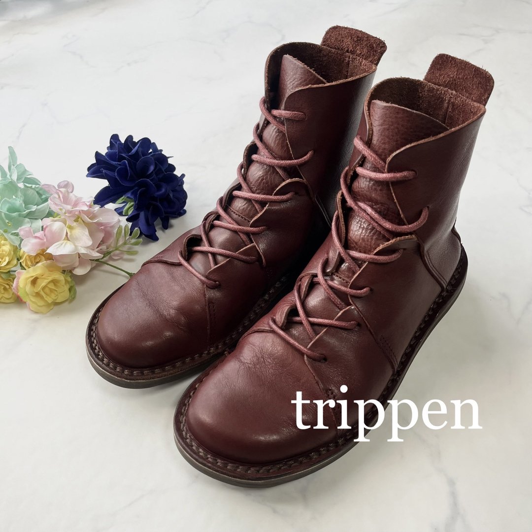 特価セール】 trippen トリッペン ノマド レースアップブーツ 22.5cm