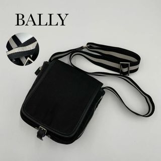 人気✨ BALLY ロゴ 総柄 キャンバス レザー メッセンジャーバッグ A4