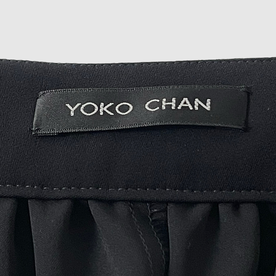 YOKO CHAN - YOKO CHAN ヨーコチャン パンツ ブラック テーパード
