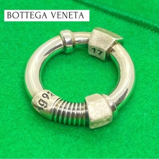 BOTTEGA VENETA シルバー リング 指輪 15号 メンズ 9357