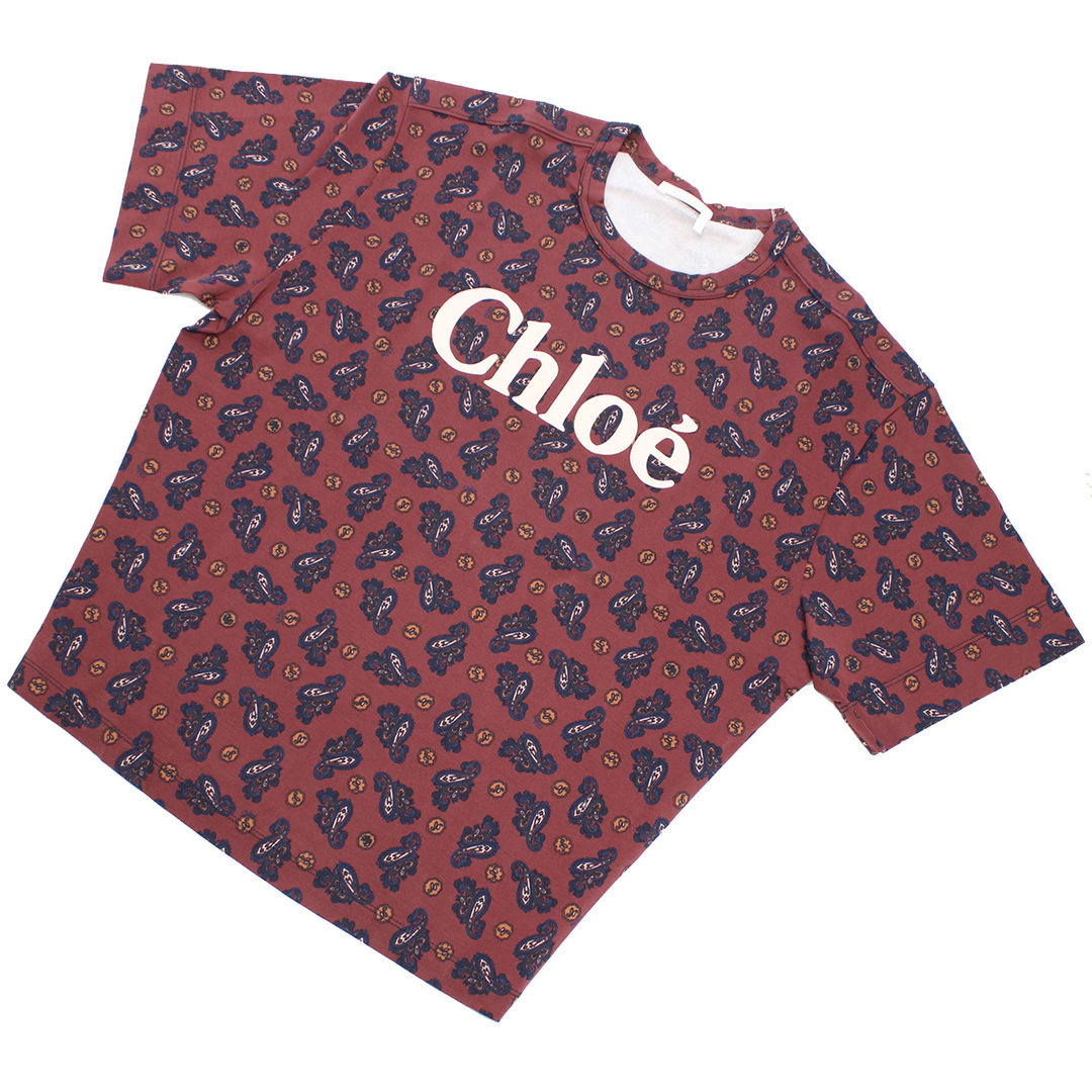 Chloe クロエ CHC20WJH13 Tシャツ ブラウン系 レディース表記サイズ肩幅身幅着丈袖丈